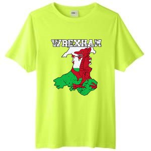 Wrexham Pride Of Wales Welsh Dragon Football Fan Tall Fusion ChromaSoft Performance T-Shirt