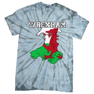 Wrexham Pride Of Wales Welsh Dragon Football Fan Tie-Dye T-Shirt