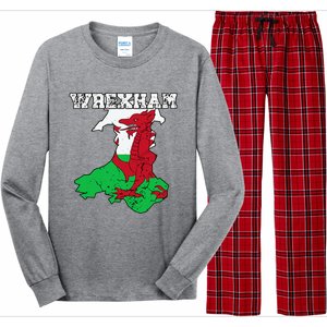 Wrexham Pride Of Wales Welsh Dragon Football Fan Long Sleeve Pajama Set