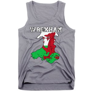 Wrexham Pride Of Wales Welsh Dragon Football Fan Tank Top