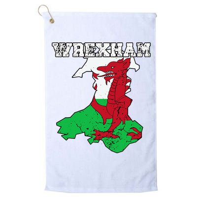 Wrexham Pride Of Wales Welsh Dragon Football Fan Golf Towel