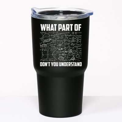 What Part Of Don't You Understand Funny Math Teacher Gift Tumbler