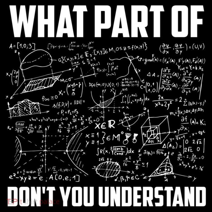 What Part Of Don't You Understand Funny Math Teacher Gift Youth Performance Sprint T-Shirt