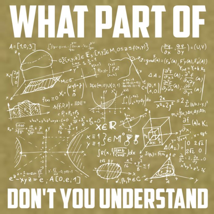What Part Of Don't You Understand Funny Math Teacher Gift Garment-Dyed Women's Muscle Tee