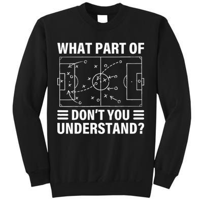 What Part Of Soccer Dont You Understand Soccer Coach Sweatshirt