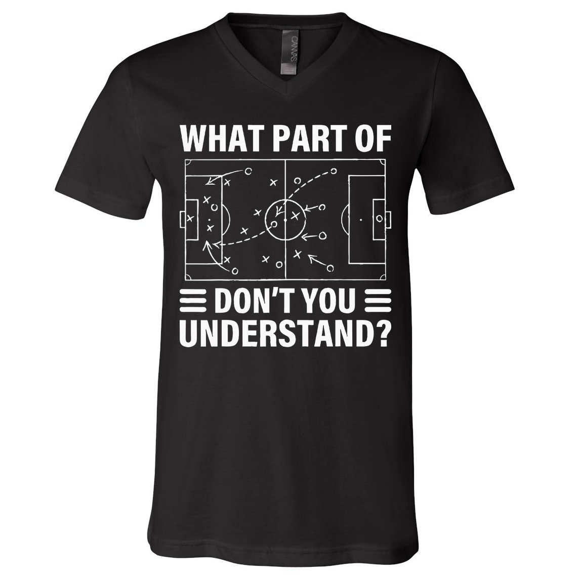 What Part Of Soccer Dont You Understand Soccer Coach V-Neck T-Shirt