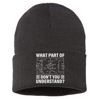 What Part Of Soccer Dont You Understand Soccer Coach Sustainable Knit Beanie