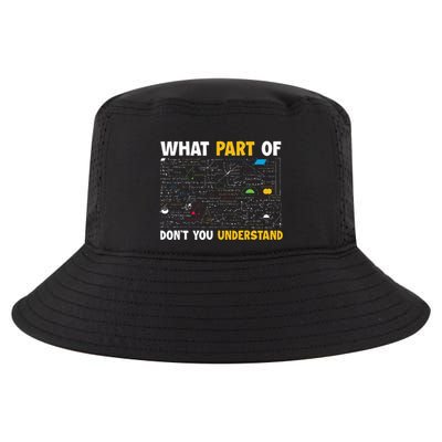 What Part Of DonT You Understand Funny Math Cool Comfort Performance Bucket Hat