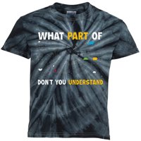 What Part Of DonT You Understand Funny Math Kids Tie-Dye T-Shirt