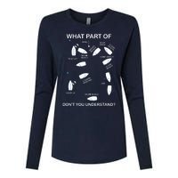 What Part Of Sailing Don't You Understand Captain Sailboat Womens Cotton Relaxed Long Sleeve T-Shirt