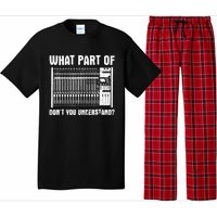 What Part OF You Understand Sound Engineer Sound Guy Pajama Set