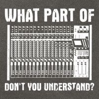 What Part OF You Understand Sound Engineer Sound Guy Cotton Canvas Backpack