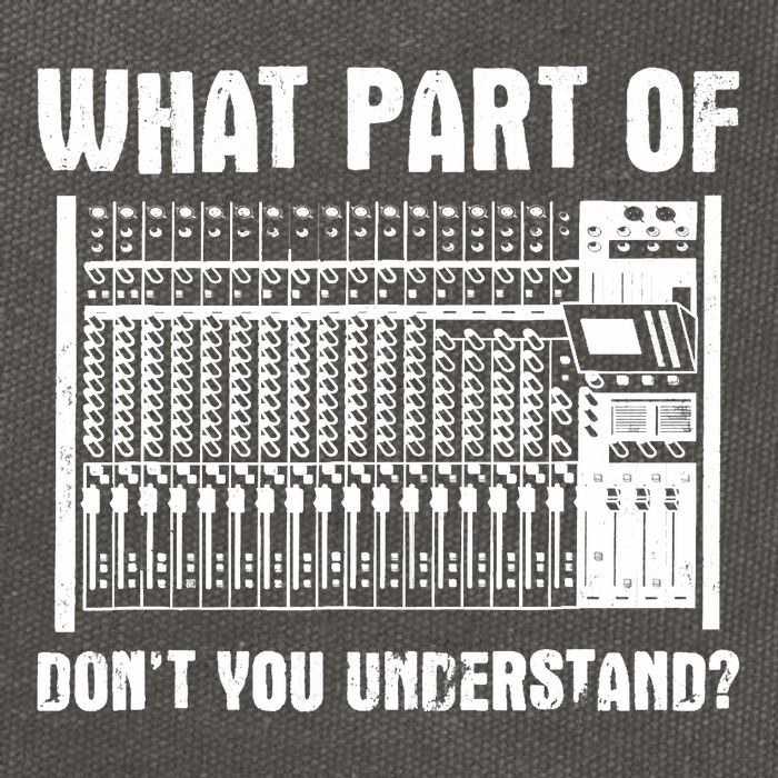 What Part OF You Understand Sound Engineer Sound Guy Cotton Canvas Backpack