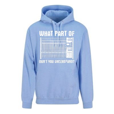 What Part OF You Understand Sound Engineer Sound Guy Unisex Surf Hoodie