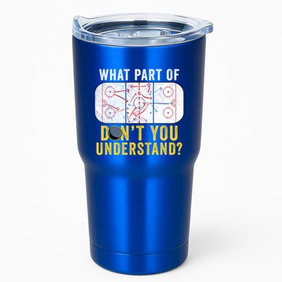 What Part Of DonT You Understand Funny Hockey Mom Dad Coach Gift Tumbler