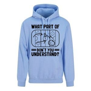 What Part Of Hockey DonT You Understand Funny Hockey Player Cute Gift Unisex Surf Hoodie