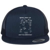 What Part Of Sailing Don't You Understand Captain Sailboat Flat Bill Trucker Hat