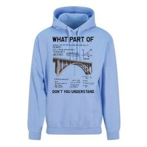 What Part Of DonT You Understand Civil Structural Engineer Unisex Surf Hoodie