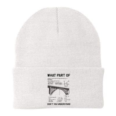 What Part Of DonT You Understand Civil Structural Engineer Knit Cap Winter Beanie