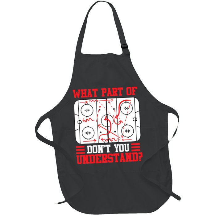 What Part Of Hockey Don't You Understand Hockey Player T Apron