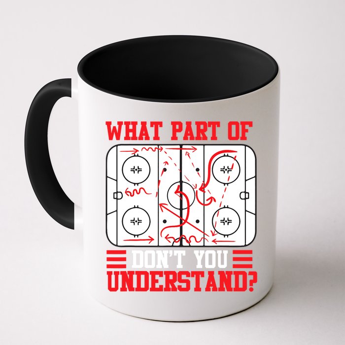 What Part Of Hockey Don't You Understand Hockey Player T Mug