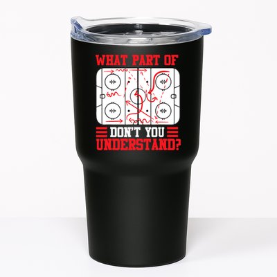 What Part Of Hockey Don't You Understand Hockey Player T Tumbler