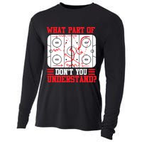 What Part Of Hockey Don't You Understand Hockey Player T Cooling Performance Long Sleeve Crew
