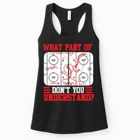 What Part Of Hockey Don't You Understand Hockey Player T Womens Tank Top