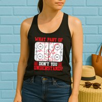 What Part Of Hockey Don't You Understand Hockey Player T Womens Tank Top