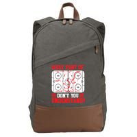 What Part Of Hockey Don't You Understand Hockey Player T Cotton Canvas Backpack