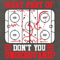 What Part Of Hockey Don't You Understand Hockey Player T Cotton Canvas Backpack