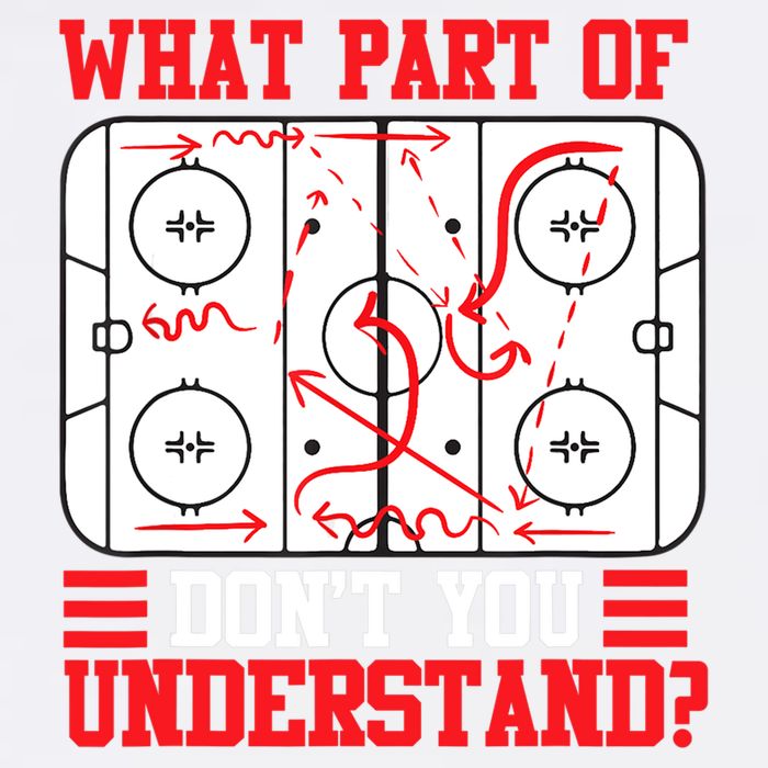 What Part Of Hockey Don't You Understand Hockey Player T Garment-Dyed Sweatshirt