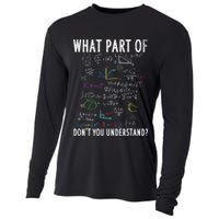 What part of don't you understand for math teacher Cooling Performance Long Sleeve Crew