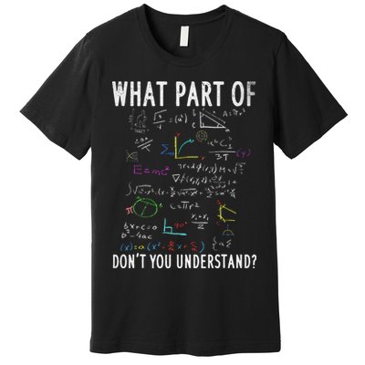 What part of don't you understand for math teacher Premium T-Shirt