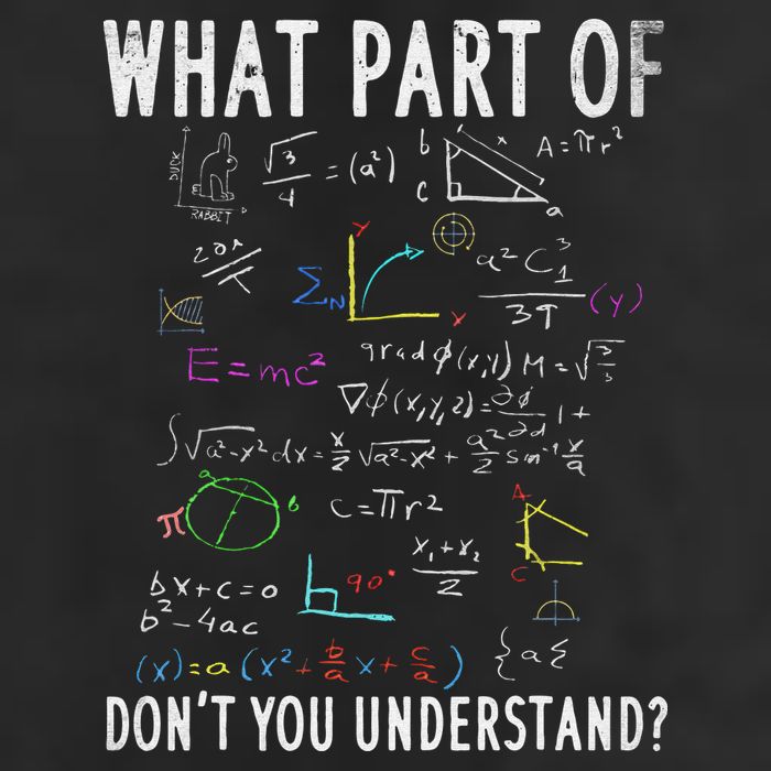 What part of don't you understand for math teacher 25L Jumbo Tote