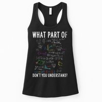 What part of don't you understand for math teacher Womens Tank Top