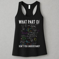What part of don't you understand for math teacher Womens Tank Top