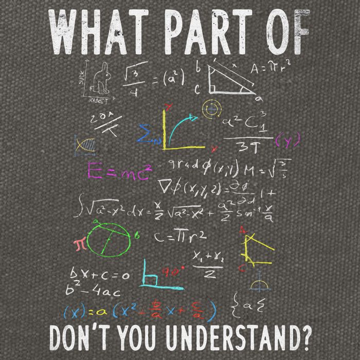 What part of don't you understand for math teacher Cotton Canvas Backpack