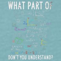 What part of don't you understand for math teacher Sueded Cloud Jersey T-Shirt
