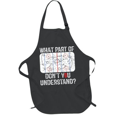 What Part Of Dont You Understand Funny Hockey Mom Dad Coach Apron