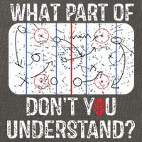 What Part Of Dont You Understand Funny Hockey Mom Dad Coach Cotton Canvas Backpack