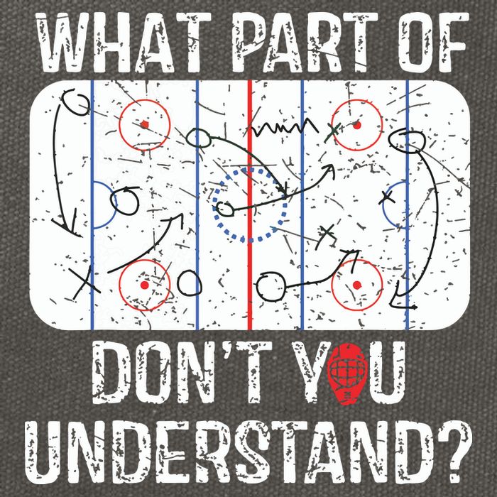 What Part Of Dont You Understand Funny Hockey Mom Dad Coach Cotton Canvas Backpack