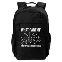 What Part Of Football Dont You Understand Funny Daily Commute Backpack