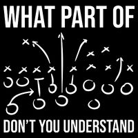 What Part Of Football Dont You Understand Funny Drawstring Bag
