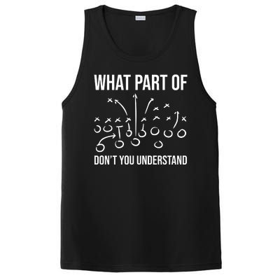 What Part Of Football Dont You Understand Funny PosiCharge Competitor Tank