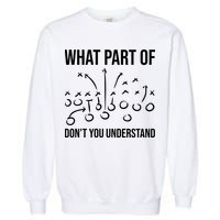 What Part Of Football Dont You Understand Funny Garment-Dyed Sweatshirt