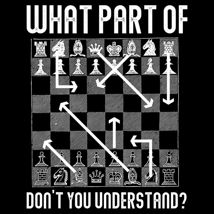 What Part Of Don't You Understand Funny Chess Impact Tech Backpack
