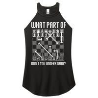 What Part Of Don't You Understand Funny Chess Women's Perfect Tri Rocker Tank