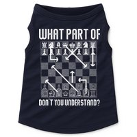 What Part Of Don't You Understand Funny Chess Doggie Tank