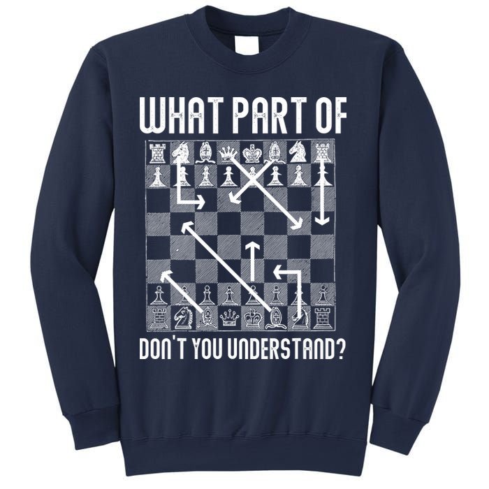 What Part Of Don't You Understand Funny Chess Sweatshirt